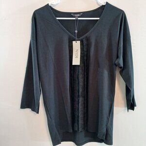 NYDJ Los Angeles Women's Black 3/4 Sleeve Size Small